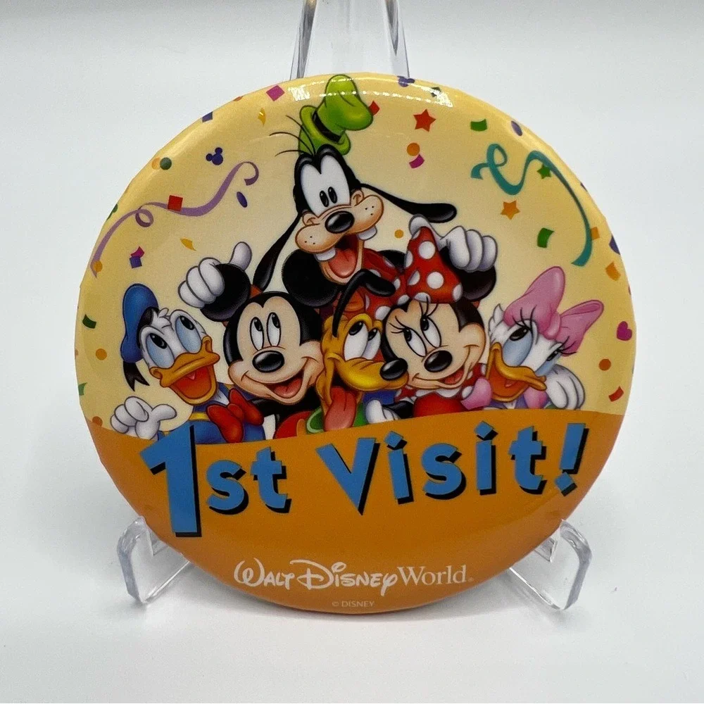 Disneyland Walt Disney World Disney Cruise Line Buttons Set of 6 I'm Celebrating
